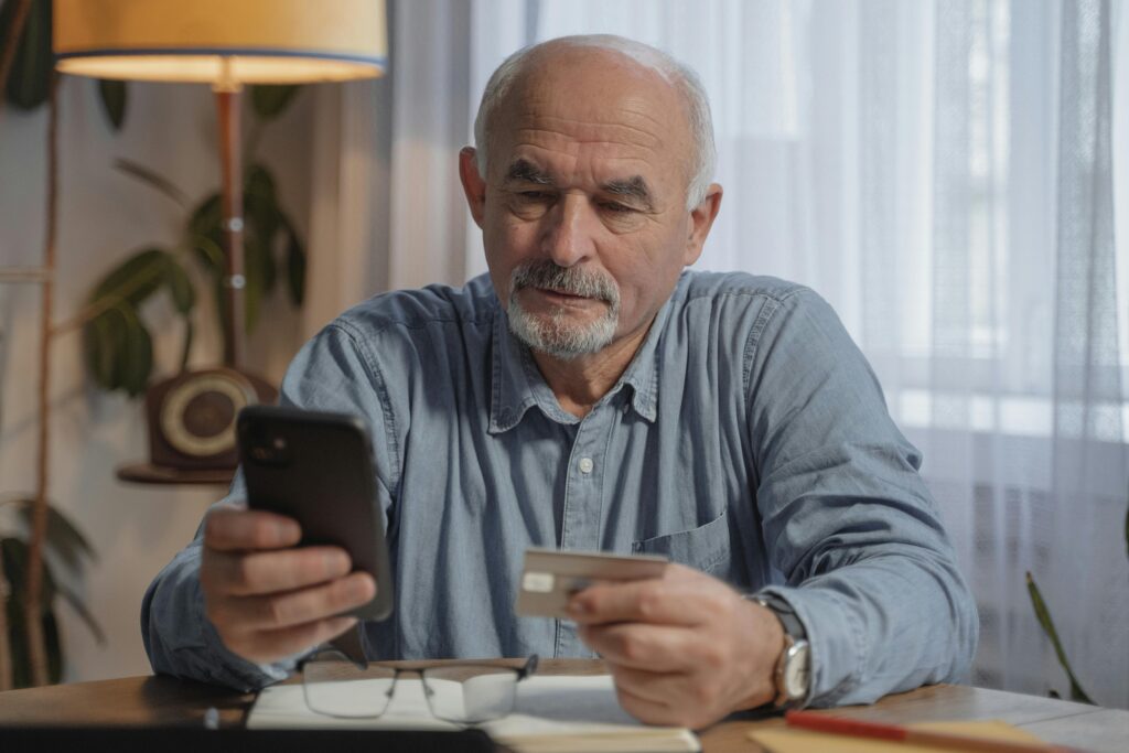 man with phone